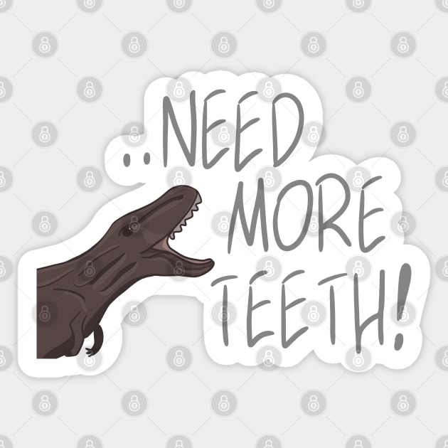 Need more teeth Sticker by Antiope